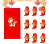 2026 Year of The Horse Red Envelopes - 10-Pack 3D Creative Folding Design, New Year Blessing Gift | Traditional Chinese Festival Celebration Money Envelope
