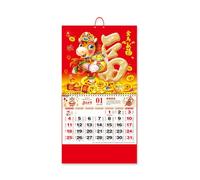 2026 Year The Horse Wall Calendars Chinese Lunar Date Calendar Tear Off Daily Calendar Hanging Lucky Character Home Office Decor