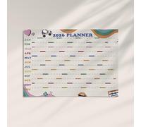 2026 Year to View Wall Calendar, A1 Large Annual Planner, Office Wall Planner, Rolled Poster or Premium Foamboard (Retro, A1 Rolled Poster)