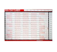 2025 Year Wall Planner A1-85cm X 58cm Laminated Unmounted 2025 Wall Calendar Stickers And Dry Wipe Pen Annual Organiser Chart Ideal Full Year Planner for Home, Business, Office, School