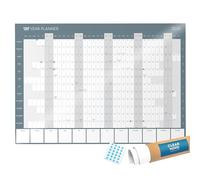 2026 Year Wall Planner by Clear Mind Concepts® - Large A1 (84.1 x 59.4cm) Laminated Calendar - Includes All Bank Holidays - Ideal for Home, Work, Students & Office - Delivered Rolled in a Tube