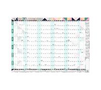 2026 Year Wall Planner - Large A1 Yearly Wall Calendar | Laminated Planner for Office, Home, School & Classroom | Landscape Annual Planner with Holidays & Notes Section