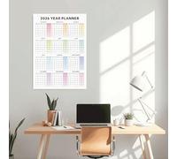 2026 Year Wall Planner - Paper 75x53x0.1cm | Large Wall Calendar | Full Year Planning Chart For Home, Office, School, Project Organization, Daily Scheduling And Annual Planning Use