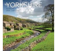 2026 Yorkshire Square Wall Calendar Landmarks Scenes Scenery Landscapes Castle Cathedral