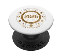 2026 Zodiac Sign Zodiac Wheel Horoscope Astrology PopSockets Adhesive PopGrip