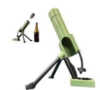 2026newBeer Bottle Mortar Bottle Opener, Automatic Cap Launcher with Push-Down Action, Funny Hands-Free Bottle Opener Tool for Home Bar, Party & Man Cave - Gift for Men (Green)