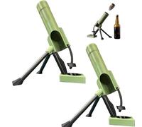 2026newBeer Bottle Mortar Bottle Opener, Automatic Cap Launcher with Push-Down Action, Funny Hands-Free Bottle Opener Tool for Home Bar, Party & Man Cave - Gift for Men (Green)