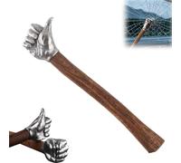 2026Stainless Steel Fist Shape Hammer,Decorative Fist Hammer with Wooden Handle,Multifunctional Crafts and HardwareTools for Gardening Household Car Outdoor