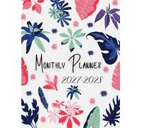 2027-2028 Monthly Planner 2 years: 24 Months, January 2027 to December 2028, 2-Year Calendar, 8.5x11 inches, |Theme: Roses |