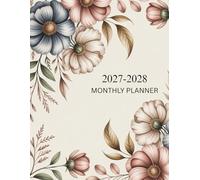 2027-2028 Monthly Planner: Two Year January to December with Holiday and Motivational Quotes Organizer and Schedule