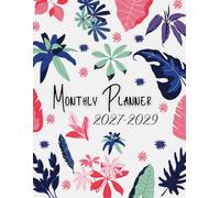2027-2029 Monthly Planner 3 years: 36 Months, January 2027 to December 2029, 3-Year Calendar, 8.5x11 inches, |Theme: Roses |
