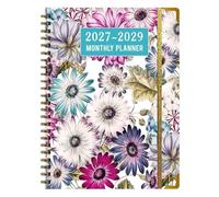 2027-2029 Three-Year Monthly Planner, 2027-2029 Life Organizer, Diary & Agenda | Daily Schedule Planner, Schedule Planner | University, Desk, Travel, Home, Business, Stud