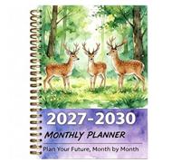 2027-2030 Monthly Planner Notebook: 4 Years Calendar from Jan 2027 - Dec 2030, A5 Monthly Diary Journal Planner(P7)