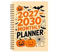 2027-2030 Monthly Planner Notebook: 4 Years Calendar from Jan 2027 - Dec 2030, A5 Monthly Diary Journal Planner(P21)