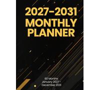 2027-2031 Monthly Planner: 5 Year Schedule Organizer with Goal Setting, Quarterly Reviews & Habit Tracker | 60 Months Calendar January 2027 to December 2031