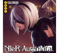 2027 2B Automata - Square Calendar: A Year of Elegant Destruction and Futuristic Beauty - Anime art