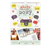 2027 A4 Personalised Photo Calendar - Insert Your Own Photos Family Planner