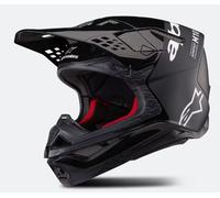 Alpinestars Supertech S-M10 Flood 2024 Motocross Helmet, black/grey, size S (55/56)