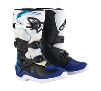 2027 Alpinestars Tech 3S Kids Youth Motocross Boot White Black Enamel Blue