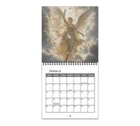 2027 Angel Wall Calendar, 12 Month Square Planner With Angel Illustrations | 12 Angel Illustrations, Monthly Quotes, Square Wall Format, Jan-Dec 2027, Pre-marked Holidays, Home Classroom Office
