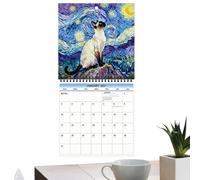 2027 Annual Calendar Cat Print Management Planner