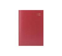 2027 Appointment Diary A4 Day Per Page - Red Hardback Daily Planner