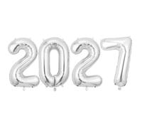 2027 Balloons 2027 Graduation Decorations, Foil Number Balloon Graduation Party Decor Graduation Balloons Class of 2027 Birthday Anniversary Graduation Party Favors Supplies