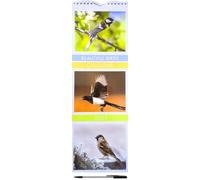 2027 Birds Tall Slim Wall Calendar Pen Organiser Planner Home Wild Garden
