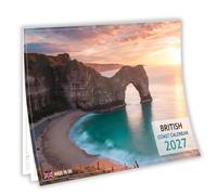 2027 British Coastlines Calendar - A4 Opens to A3 Wall Calendar - UK Coasts | 12 Scenic Coastal Views - 150gsm Silk Paper - UK Bank Holidays - Scenic Seaside Images - Gift for Travellers & Nature Lovers