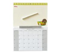 2027 Calendar Month To View - Memo Note Calendar Organiser - Reminder Board with Write on Wipe Off Pen (Cute Dog)
