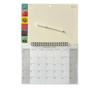 2027 Calendar Month To View - Memo Note Calendar Organiser - Reminder Board with Write on Wipe Off Pen (Tropical)