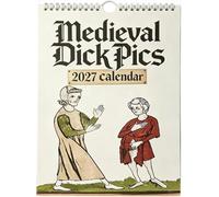 2027 Calendar, Rude Calendar 2027 UK, Funny Medieval Pics Wall Calender 2027, 12 Monthly Wall Calendars Planner, Rude Gifts for Birthdays, Secret Santa Christmas Stocking (Medieval Dick Pics)