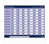 2027 Calendar Year Planner - 12 Month 594x840mm Wall Planner - Collins Debden Colplan Range (CWC10-27)