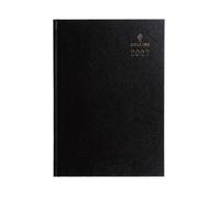 2027 Calendar Year Planner - 12 Month A4 2 Pages to a Day Diary - Hard Cover in Black - Collins Debden Standard Desk Range (47.99-27)