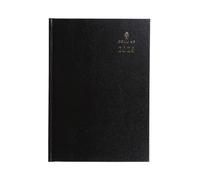 2027 Calendar Year Planner - 12 Month A4 Day-to-Page Diary - Hard Cover in Black - Collins Debden Standard Desk Range (44E.99-28)