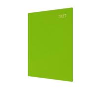 2027 Calendar Year Planner - 12 Month A4 Week-to-View Diary - Hard Cover in Lime - Collins Debden Essential Range (ESSA43.64-27)