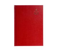 2027 Calendar Year Planner - 12 Month A4 Week-to-View Diary - Hard Cover in Red - Collins Debden Standard Desk Range (40.15-27)