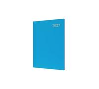 2027 Calendar Year Planner - 12 Month A5 Week-to-View Diary - Hard Cover in Light Blue - Collins Debden Essential Range (ESSA53.57-27)