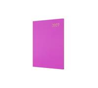 2027 Calendar Year Planner - 12 Month A5 Week-to-View Diary - Hard Cover in Pink - Collins Debden Essential Range (ESSA53.50-27)