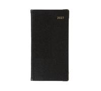 2027 Calendar Year Planner - 12 Month Pocket Week-to-View + Notes Diary - Hard Cover in Black - Collins Debden Business Range (CNB.99-27)