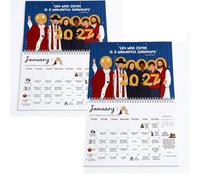 2027 Catholic Liturgical Wall Calendar Follow The Church Year (2pcs)
