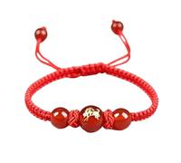 2027 Chinese New Year Red String Bracelet, Adjustable Lucky Charm Jewelry | 12 Chinese New Year Bracelet Set, 2027 Red String Charm, Adjustable Feng Shui Lucky Jewelry