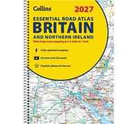2027 Collins Essential Road Atlas Britain and Northern Ireland