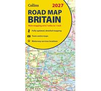 2027 Collins Road Map of Britain: Folded map (Collins Road Atlas)