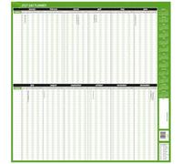 2027 Day Planner Unmounted, Large Year-to-View Wall Planner, Daily Planning Calendar for Home, Office, School & Business, Annual Organiser with UK Bank Holidays