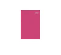 2027 Diary A4 Week To View Planner - Pink Hardcover Weekly Organiser