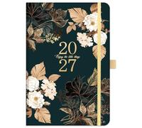 2027 Diary - A5 Diary 2027 Week to View from Jan. 2027 to Dec. 2027, with Hard Cover, Pen Loop and Back Pocket, 21.3 x 14.7 x 1.6 cm