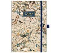 2027 Diary - A5 Diary 2027 Week to View, January 2027 - December 2027, 2027 Planner with Monthly, Weekly View, Notes ＆ Mission Board for Work, Study, Elegant Hardcover, Elastic Closure, Back Pocket