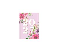 2027 Diary A5 Week To View Organiser - Pink Floral Hardcover Weekly Planner
