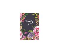 2027 Diary A6 Week To View Organiser - Navy Floral Hardcover Weekly Planner
